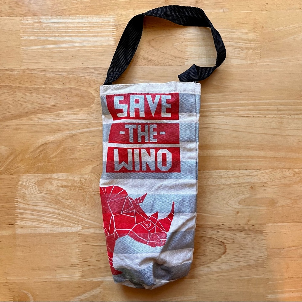 Save the Wino - Rino Wine Tote Bag